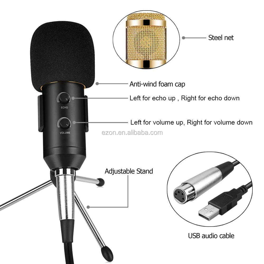 Professional Usb Studio Recording Microphone/voice Recording Usb