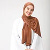 180*85cm Muslim Long scarf elastic material strech wrap shawl cotton jersey hijab
