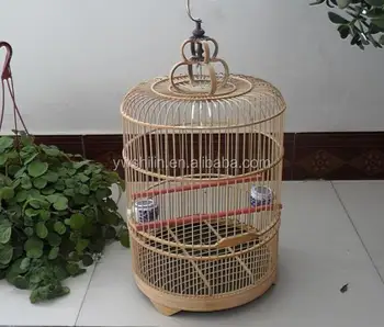 Fancy Bamboo Bird Cage Manufacturers Bamboo Wood Bird Cage