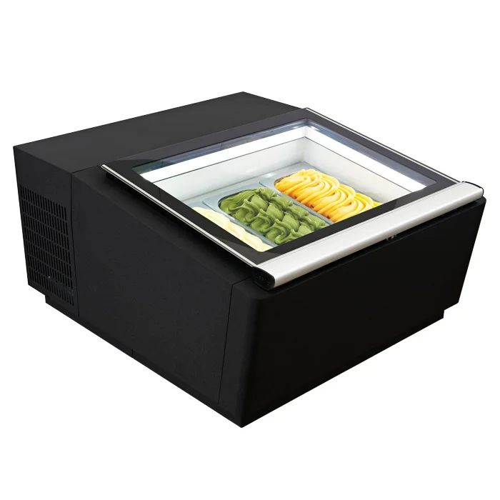 Counter Top Mini Gelato Display Freezer For Front Or Back Open Buy