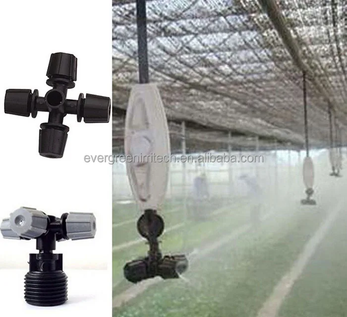 Greenhouse Irrigation Fogger Water Mist Nozzle Buy Mist Nozzle,4 Way