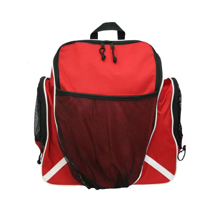 Football Team Sport Backpack,Sports Ball Backpack Zippered Mesh Side