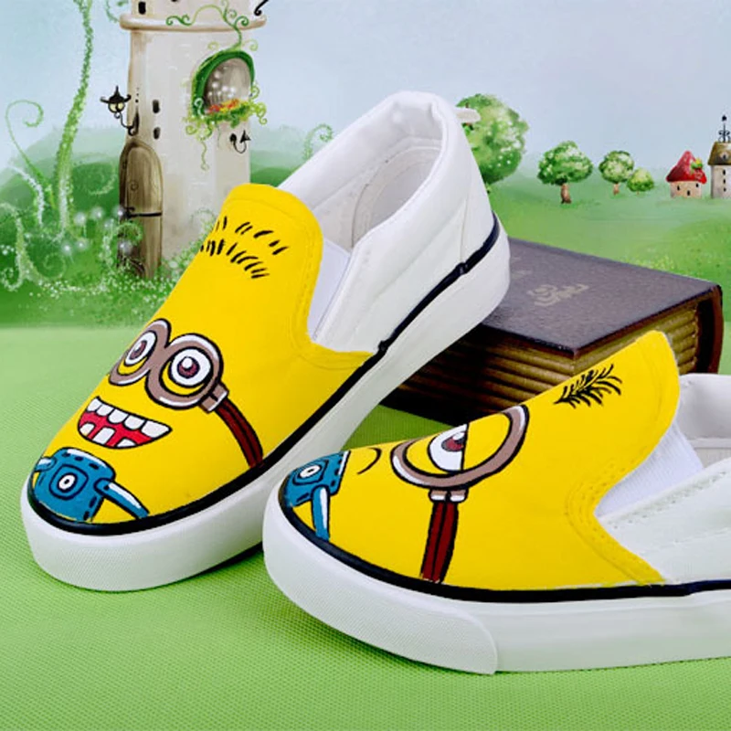 Canvas Manual Painting Kids Shoes B8 