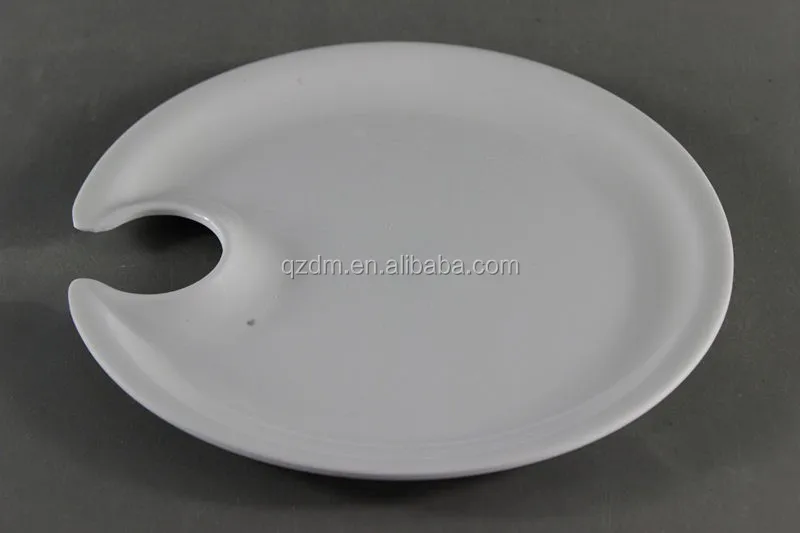9 Inch Melamine Cocktail Plate Wine Melamine Goblet Holder Plate