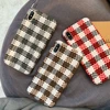 Customize Grid Knit Design Phone Case for iPhone 11 X Xs Max Nylon Fabric Soft Back Shell for i Phone 7 8 6s Plus