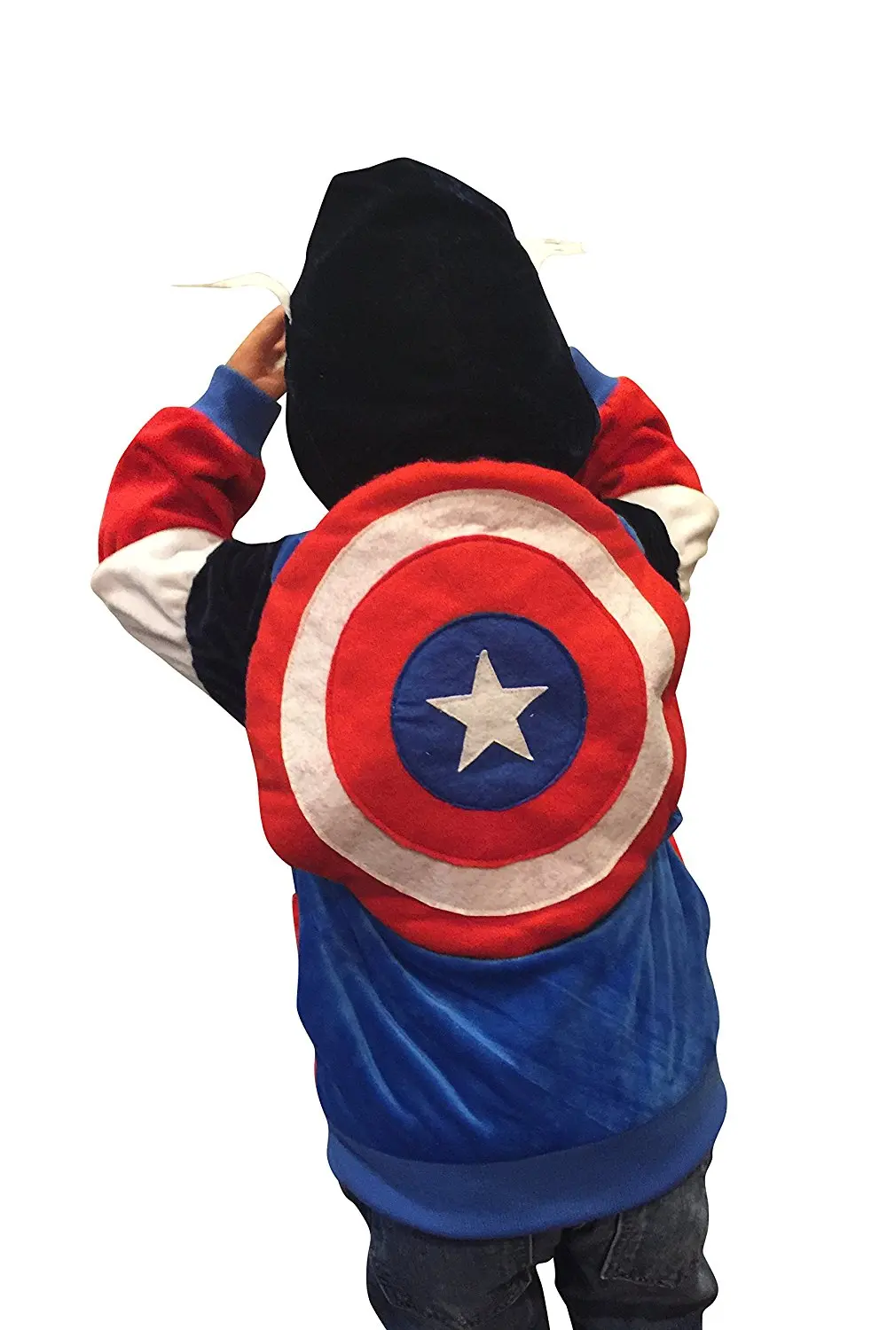 captain america costume hoodie