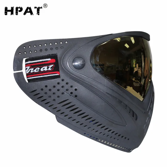 Tactical Full Face Paintball Mask With Anti Fog Thermal Goggles Buy