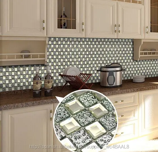 Antideslizante Mosaico De Delfines Vidrio Mosaicos Para El Baño De