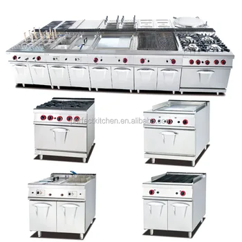 Stainless Steel Industri Katering Peralatan Dapur Gas Alam Memasak Stainless Steel Industri Katering