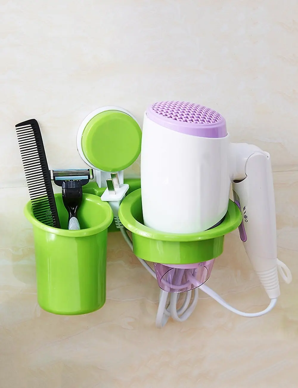Hairdryer room wall Hairdryer Room Bathroom Bathroom RACK rack chassis pylons bearing ( Color: 2 .