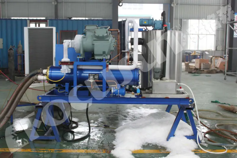 Marineused Seawater Flake Ice Maker For Seafood Preservation Fif50w