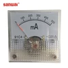 China factory high quality micro analog ammeter 4.4*4.4cm mini panel meter for solar fence guard