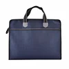 Polyester Jacquard Bamboo Grain Design Two Layer Business Bag Briefcase With Computer Documents For Men Office Workers