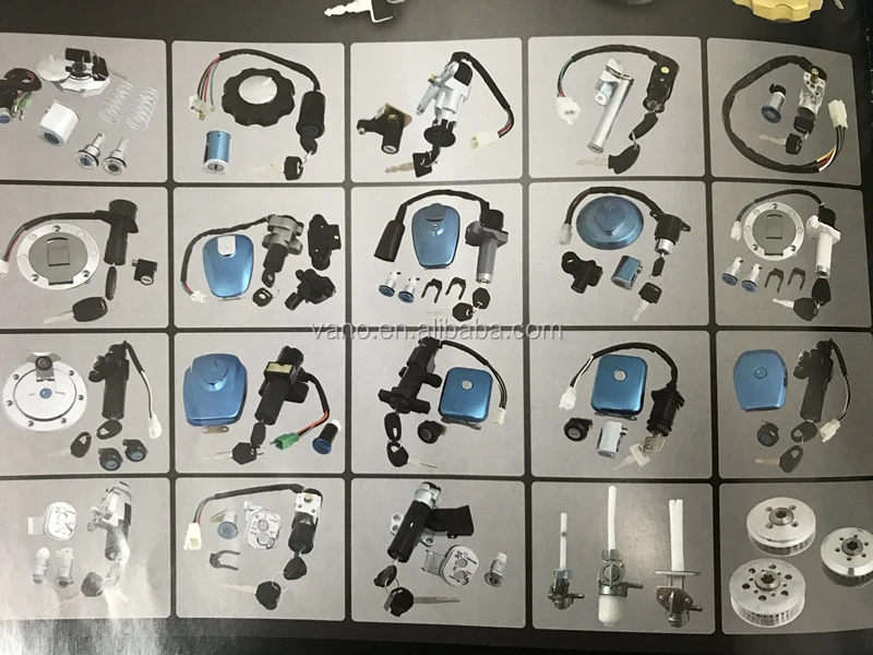 Good performance switch motorcycle side cover lock kit