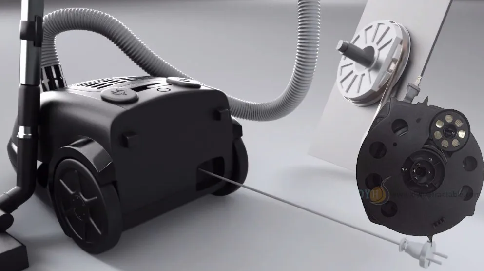 Vacuum Cleaner Extension Power Cord Spring Loaded Automatic Retractable Cable Reel Buy Small