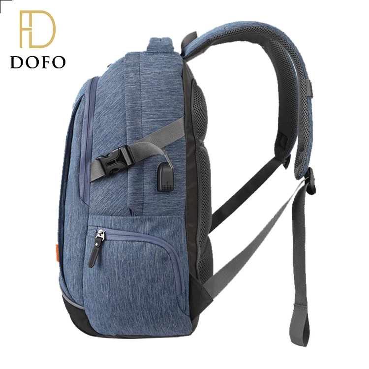 Wholesale fashion blue school bags for teenagers waterproof outdoor school bag