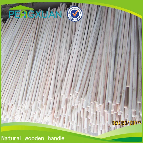 Chinese Straight Wooden Threaded Rod For Cleaning Tool Accessories