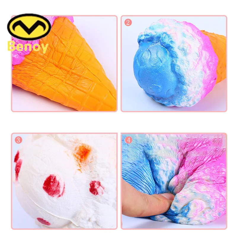 Eco-Friendly Pu Ice Cream Slow Rising Squishy Toy