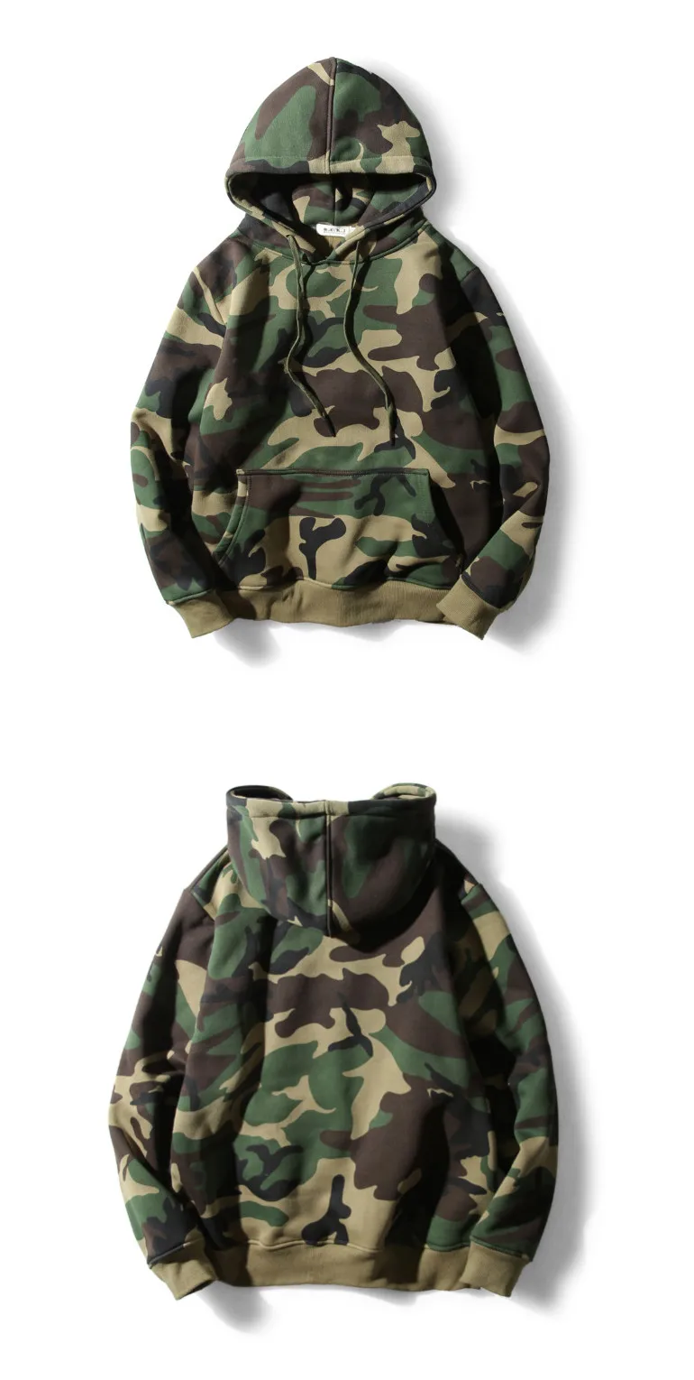 Army Green Mens Camouflage Hoodies Wholesale Camo Hoodie Sweatshirt Hip Hop - Buy Wholesale Camo ...