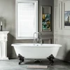 clawfoot freestanding cast iron home use bath tub for sale