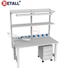 mobile medical modular metal heavy duty work table with drawers