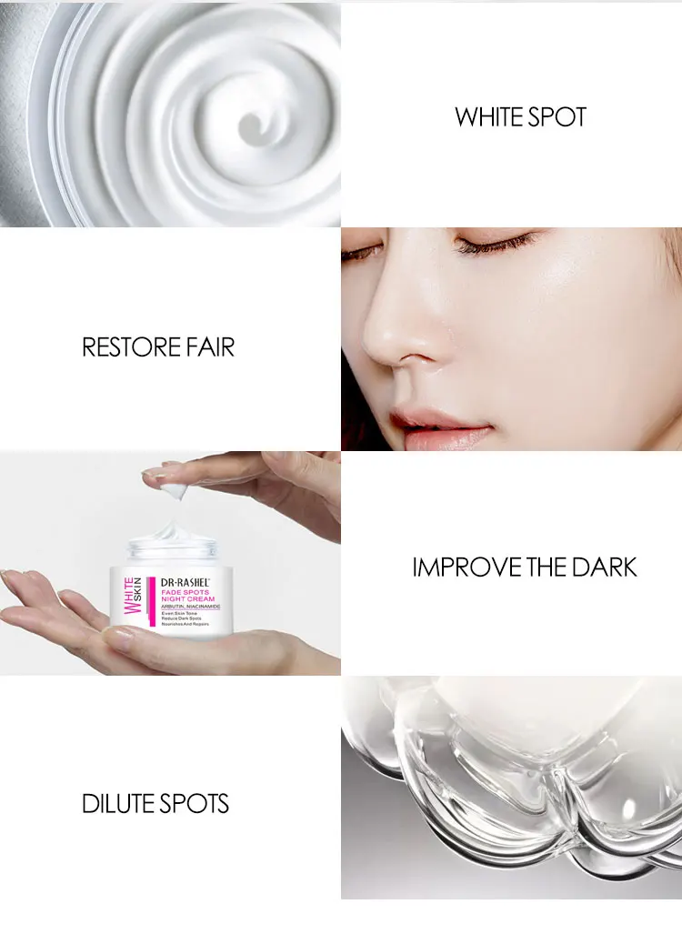 DR.RASHEL Abrutin Niacinamide Nourish Repair Fade Spots Night Cream Skin Whitening Cream