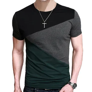 Brand 2018 Male Short Sleeve T Shirt O-Neck Men T-Shirt Hip-Hop Simple Splicing Tee Tops Shirt Brand 2018 Male Short Sleeve T Shirt O-Neck Men T-Shirt Hip-Hop Simple Splicing Tee Tops Shirt