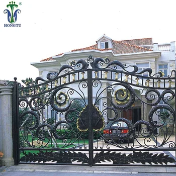 Customized Modern Main House Wrought Iron Gate Design Simple Buy New Style Main Gate Design Main Gate Design Catalogue Main Gate Colour Design