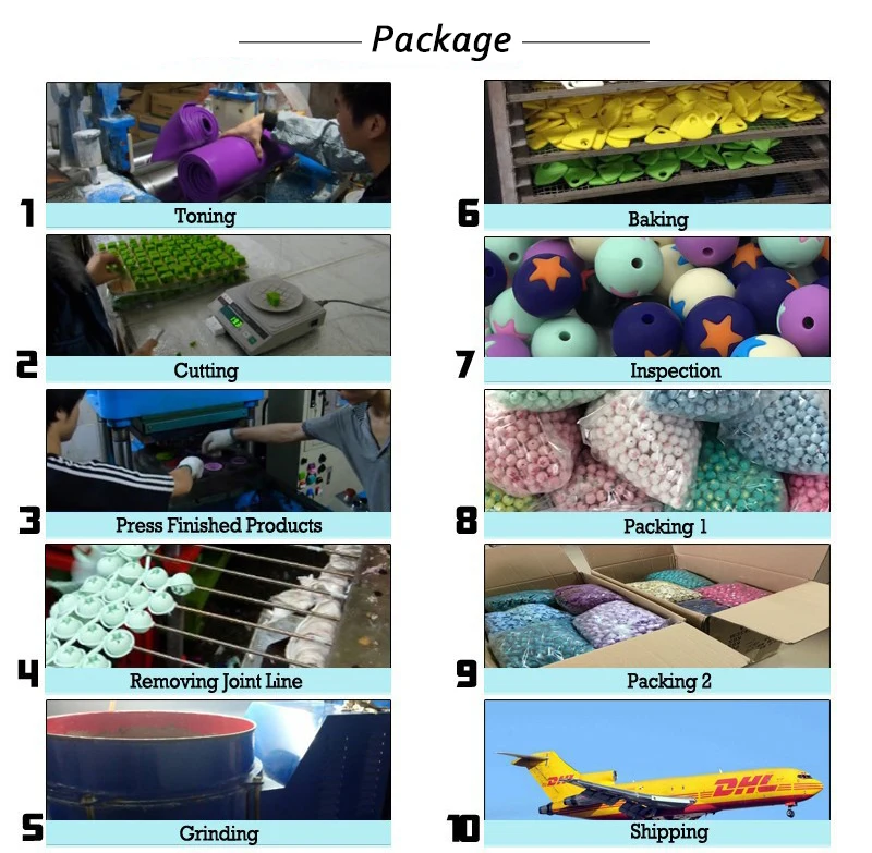 Bulk Hexagon Silicone Beads Wholesale Silicone Beads Mix Color Diy