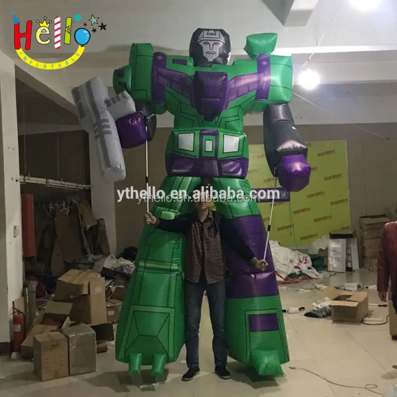 Festival Parade Walking Inflatable Robot Character Inflatable Puppet Costume  - China Inflatable Robot Costume and Inflatable Robot Film Cartoon price