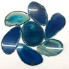Natural mats agate slices pendants necklace accessory reiki healing crystal