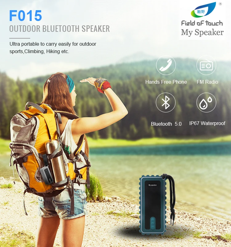Hot new product for amazon IP67 waterproof bluetooth portable speaker