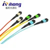 China good quality MPO fiber optical patch cord MPO to LC fiber cable 8/12/24 mini cable