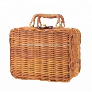 Whole Square Beach Handbag Wicker Bag Bali Rattan Bags Indonesia