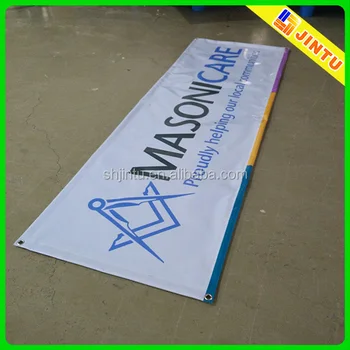 Indoor Advertising Hanging With Eyelet Flex Banner View Vinyl