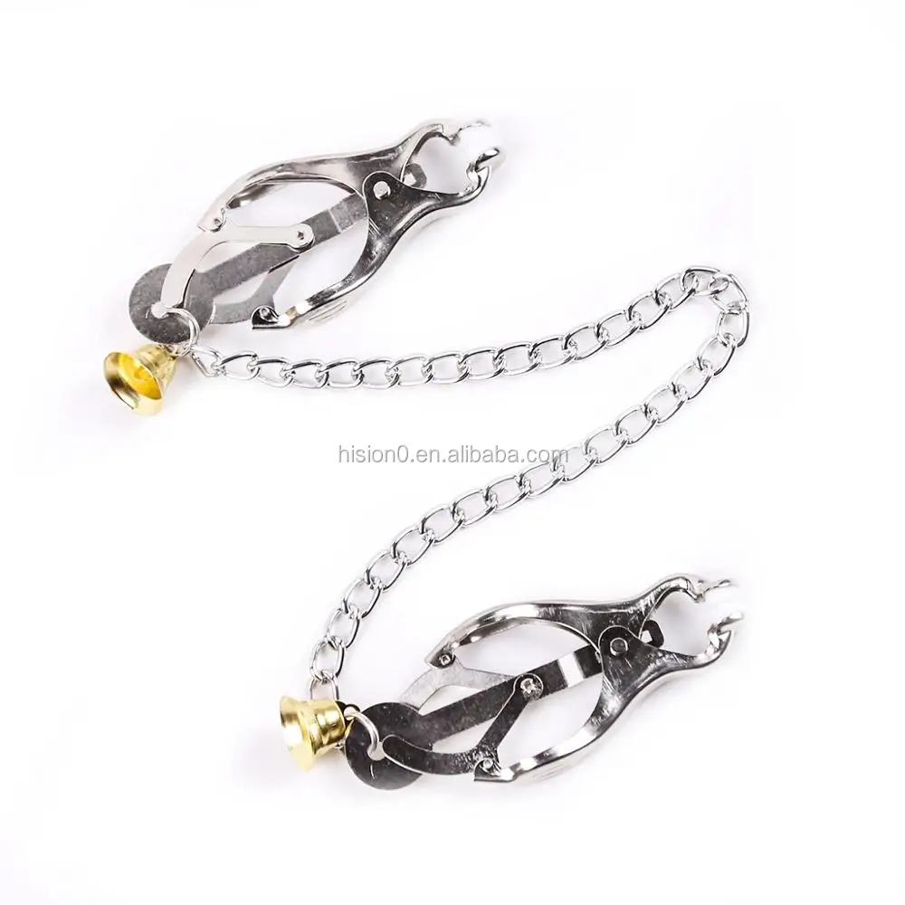 Powerful Boobs Clamps Vagina Clitor Clip With Gold Bells Breast Clamps  Nipple Clamps| Alibaba.com