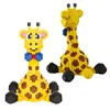 Nanoblocks Sitting giraffe Gifts Micro DIY Building Bricks Cute Cartoon Mini Blocks For Kid Building Blocks