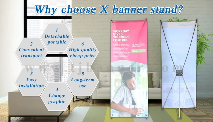 Advertising X Frame Banner Custom Economic X Banner Stand Buy X
