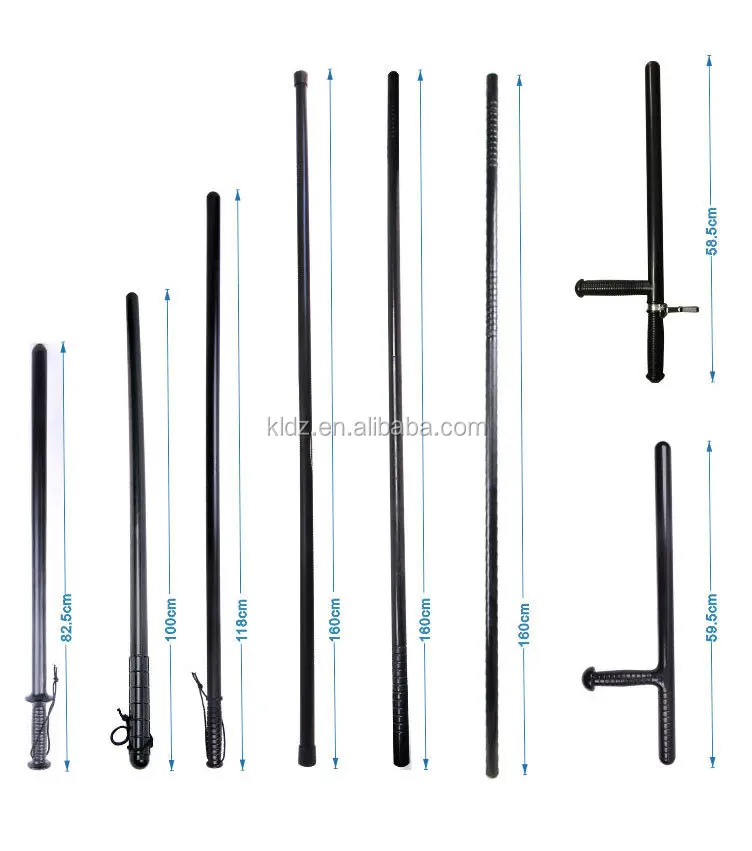 Police Stick Abs Plastic Baton 55cm Length Tonfa Baton - Buy Tonfa ...