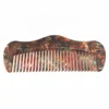 High quality manufacturer crystal custom logo wave comb tortoise shell combs