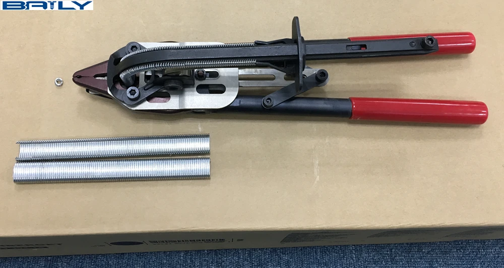 Manual Hog Ring Staples Tool Gun For Link Fence,Gabion Basket,Wire Mesh