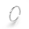 Simplicity Slient Love Couple Jewelry Plant Line Fine glazed S925 Silver Ring Unseix Wedding Ring
