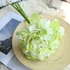 High quality decorative free sample provide silk faux single stem artificial hydrangea