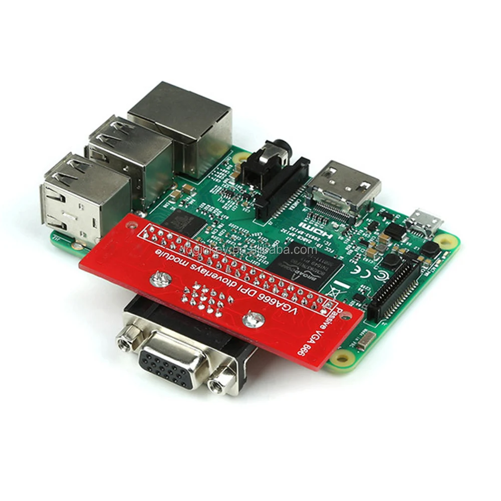 Ga666 Gertvga Adapter Gpio To Vga Converter Module For Raspberry Pi 3b/3b+/2b/2b+ Buy