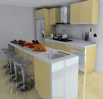 Harga Pabrik Terintegrasi Dapur Kabinet Kuning Miami Harga Pabrik Terintegrasi Dapur Kabinet Kuning Miami