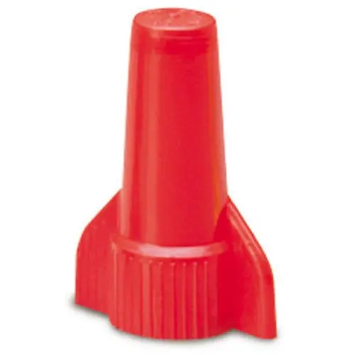 Gardner Bender 25-086 WingGard Twist-On Electrical Wire Connectors, Tough Flame-Retardant, Copper-Copper Connections, 22-6 Wire Guage (AWG), 25 Pk., Red