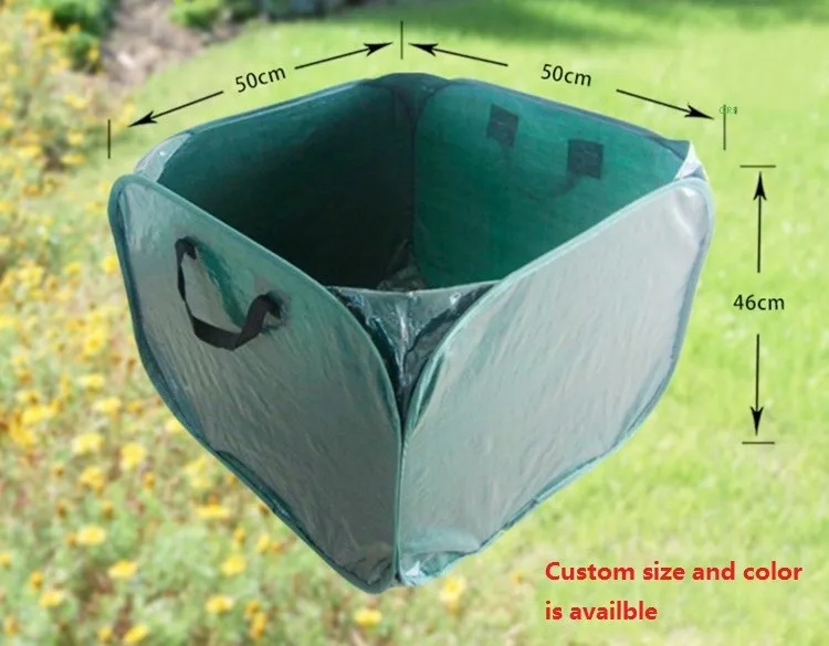 Aioiai Collapsible Garden Leaf Bag Large Leaf Bags Recycle Leaf Bag