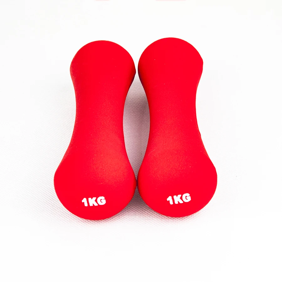Best selling bone shape neoprene dipping dumbbells 