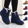 Fashion Women Fur Lined Winter boots Leather With velvet Warm Snow boots quality Girls Ankle-boots