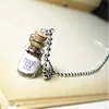 Game of Thrones MOON TEA Necklace Westeros Song of Ice & Fire Charm Glass Bottle Necklace Pendant silver tone